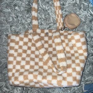 Teddy shoulder tote bag